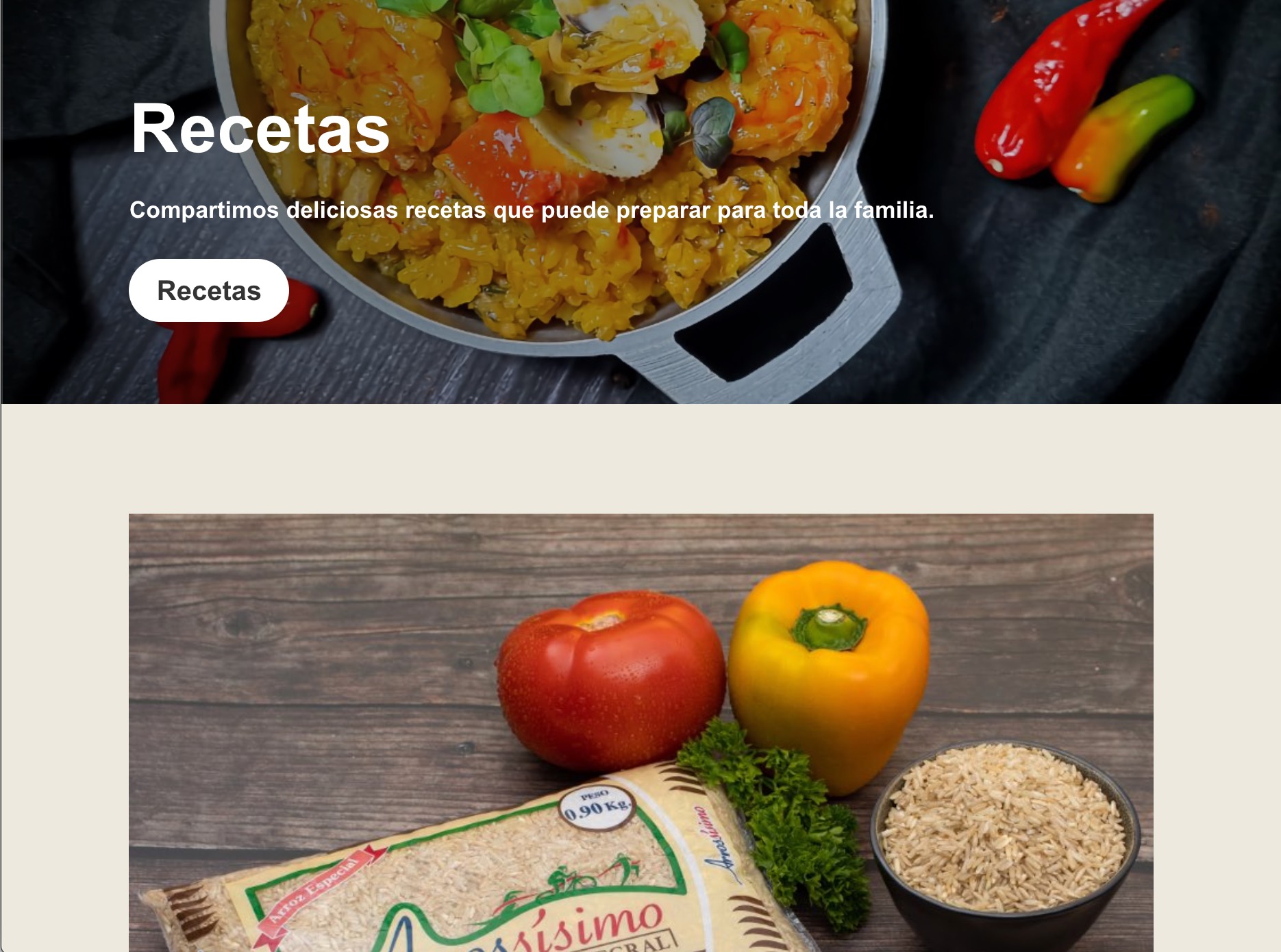 Sites with recipes by Woohoostudio